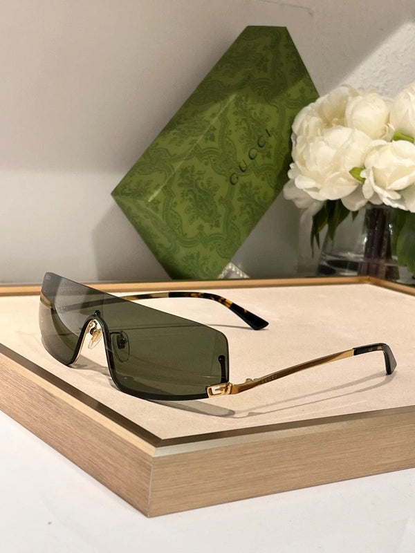 Gucci GG 1561 MASK-SHAPED FRAME unisex Sunglasses ✨