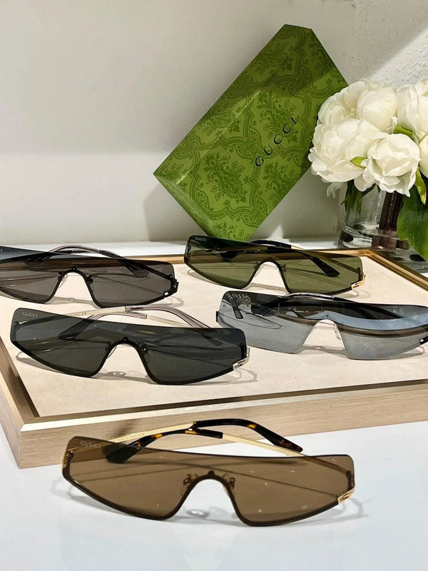 Gucci GG 1561 MASK-SHAPED FRAME unisex Sunglasses ✨