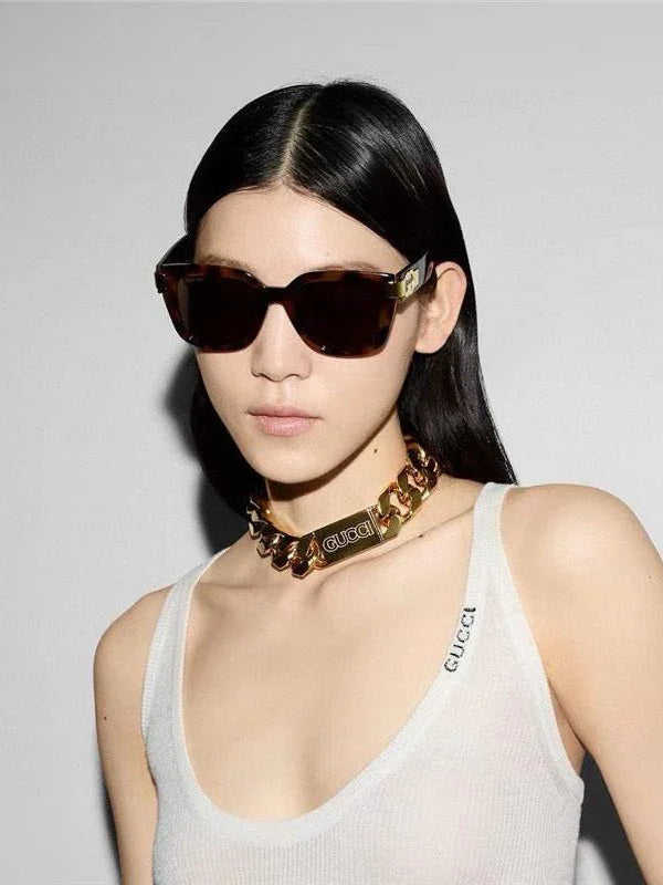 GUCCI GG 1689 Women's Oversize Logo 54mm Square Sunglasses  ✨