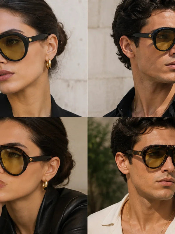 Gucci GG0479S 002 Aviator Oversized Sunglasses 🇮🇹