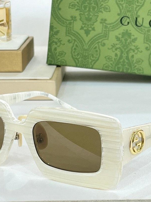 Gucci GG0974S Sunglasses Women Rectangle 49mm  ✨