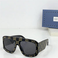 GUCCI GG0980 Eyewear GG monogram pilot-frame Sunglasses ✨