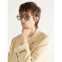 Gucci GG1042 Sunglasses feature a rectangular Pilot ✨