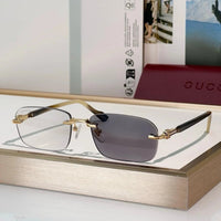 Gucci GG1221S Rimless Unisex Sunglasses ✨