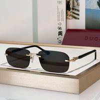 Gucci GG1221S Rimless Unisex Sunglasses ✨