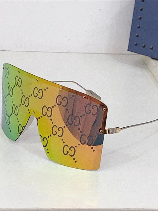 GUCCI GG1244 Monogram-Lens Acetate Mask Sunglasses  ✨