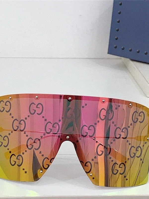 GUCCI GG1244 Monogram-Lens Acetate Mask Sunglasses  ✨
