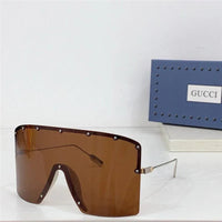 GUCCI GG1244 Monogram-Lens Acetate Mask Sunglasses ✨