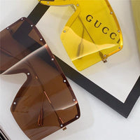 GUCCI GG1244 Monogram-Lens Acetate Mask Sunglasses ✨