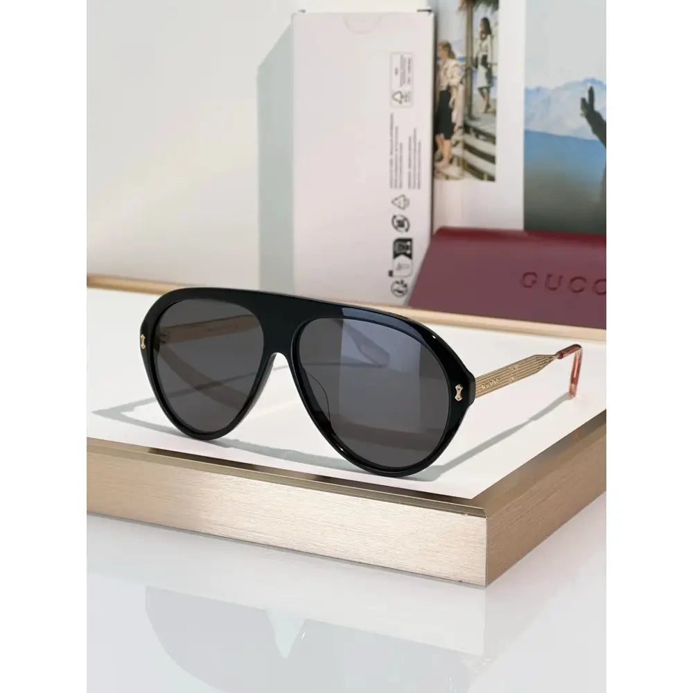 Gucci GG1515S 001 Sunglasses - As Seen On Lewis Hamilton 🇮🇹