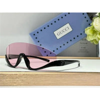 GUCCI GG1650  Gucci Eyewear Interlocking G shield-frame Sunglasses ✨