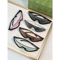 GUCCI GG1650  Gucci Eyewear Interlocking G shield-frame Sunglasses ✨