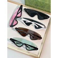GUCCI GG1650  Gucci Eyewear Interlocking G shield-frame Sunglasses ✨
