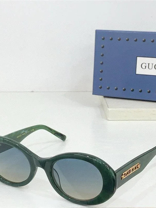 Gucci Oval Round Frame GG1587S Women's Sunglasses ✨