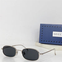 GUCCI Rectangular Frame 2024 in metal frame New Season GG1648S Sunglasses ✨