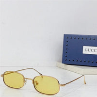 GUCCI Rectangular Frame 2024 in metal frame New Season GG1648S Sunglasses ✨