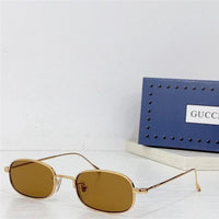 GUCCI Rectangular Frame 2024 in metal frame New Season GG1648S Sunglasses ✨