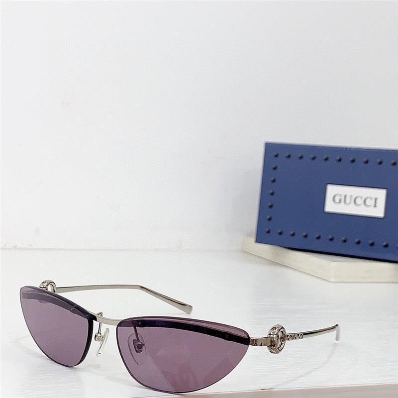GUCCI Rectangular Frame 2024 in metal frame New Season GG1701 Sunglasses ✨