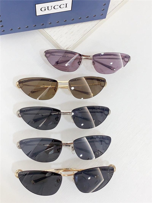 GUCCI Rectangular Frame 2024 in metal frame New Season GG1701 Sunglasses  ✨