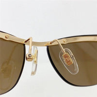 GUCCI Rectangular Frame 2024 in metal frame New Season GG1701 Sunglasses ✨