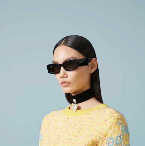 GUCCI RECTANGULAR FRAME Acetate Frame Unisex GG 1426S Sunglasses  ✨