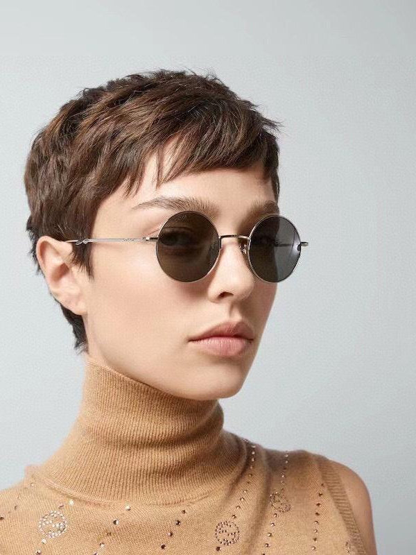 GUCCI Round frame 2024 in metal frame New Season GG1649S Sunglasses  ✨