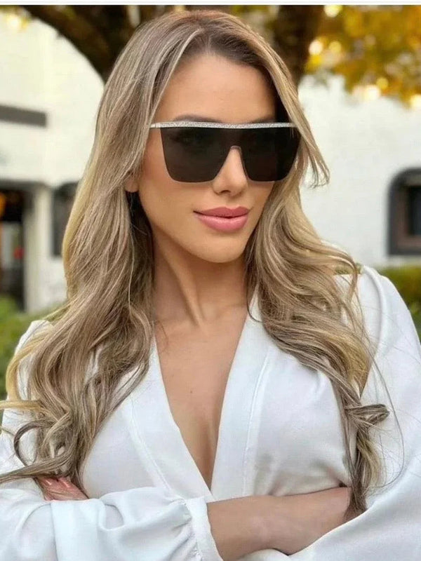Jimmy Choo Leah Mask oversize-frame Sunglasses Women's ✨