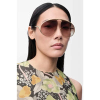 LOEWE Aviator-shaped 40180U Hillock  Sunglasses  ✨