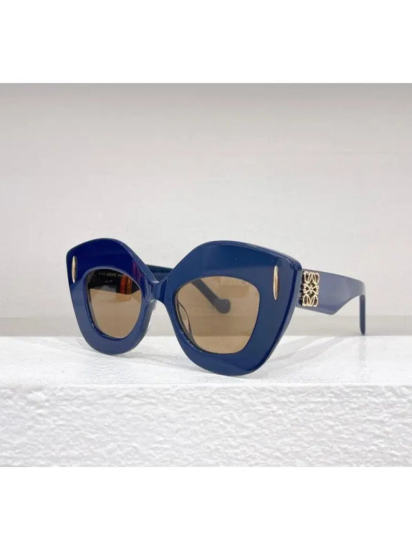 LOEWE Butterfly Inflated Round-Frame Acetate  40127 Sunglasses ✨