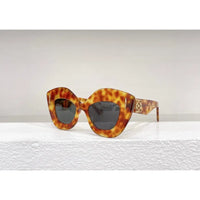 LOEWE Butterfly Inflated Round-Frame Acetate  40127 Sunglasses ✨