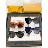 LOEWE Butterfly Inflated Round-Frame Acetate  40127 Sunglasses ✨