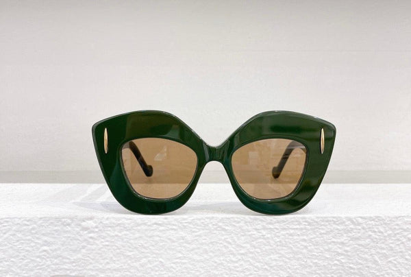 LOEWE Butterfly Inflated Round-Frame Acetate  40127 Sunglasses ✨