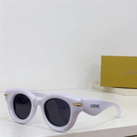 LOEWE Butterfly Inflated Round-Frame Acetate Sunglasses ✨