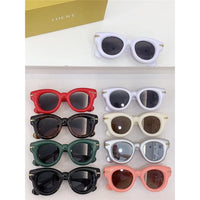 LOEWE Butterfly Inflated Round-Frame Acetate Sunglasses ✨
