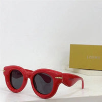 LOEWE Butterfly Inflated Round-Frame Acetate Sunglasses ✨