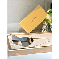 LOEWE Flash Signature Metal & Nylon Shield LW40165U Sunglasses  ✨