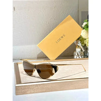 LOEWE Flash Signature Metal & Nylon Shield LW40165U Sunglasses  ✨