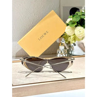 LOEWE Flash Signature Metal & Nylon Shield LW40165U Sunglasses  ✨