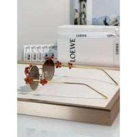 '- LOEWE LW 40173 U 30E Oval Sunglasses ✨