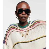LOEWE Loewe Paula's Ibiza embellished round unglasses ✨