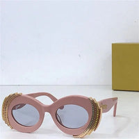 LOEWE Loewe Paula's Ibiza embellished round unglasses ✨