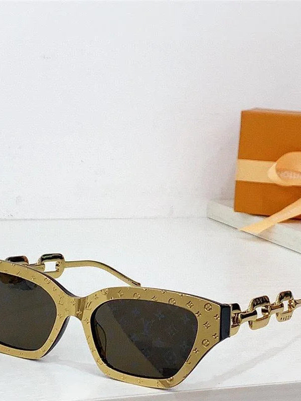 Louis Vuitton EDGE Z1476E Edge Large Square Women's Sunglasses ✨