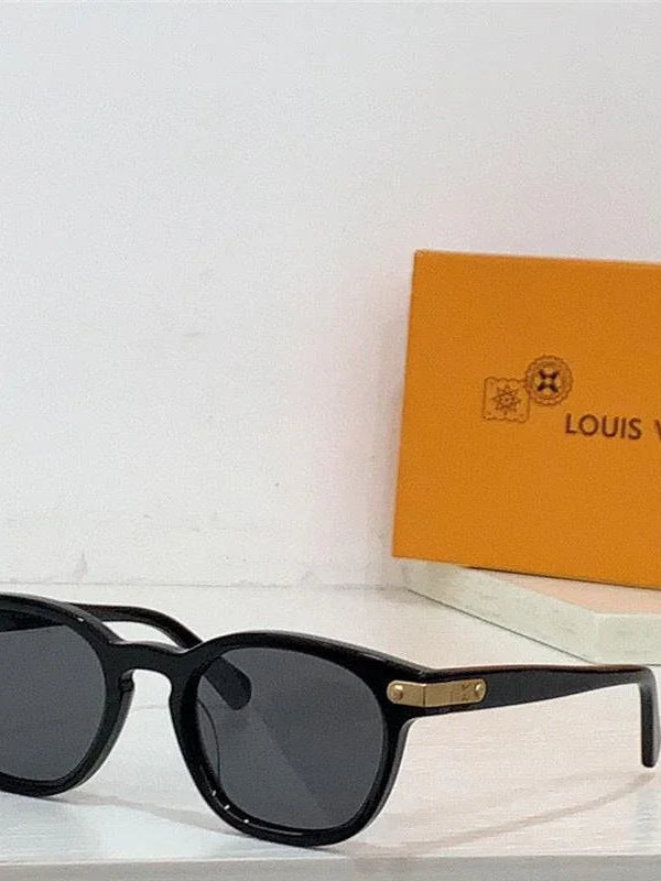 Louis Vuitton LV Signature Square Round Sunglasses Unisex Z1963U✨