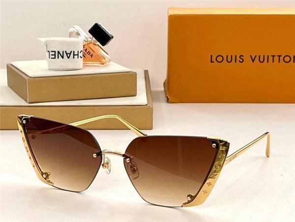 Louis Vuitton Z1993U LV  Moon Metal Cat Eye Women's Sunglasses ✨
