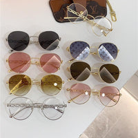 Louis Vuitton Z2473U My LV Chain Small Round Sunglasses  ✨