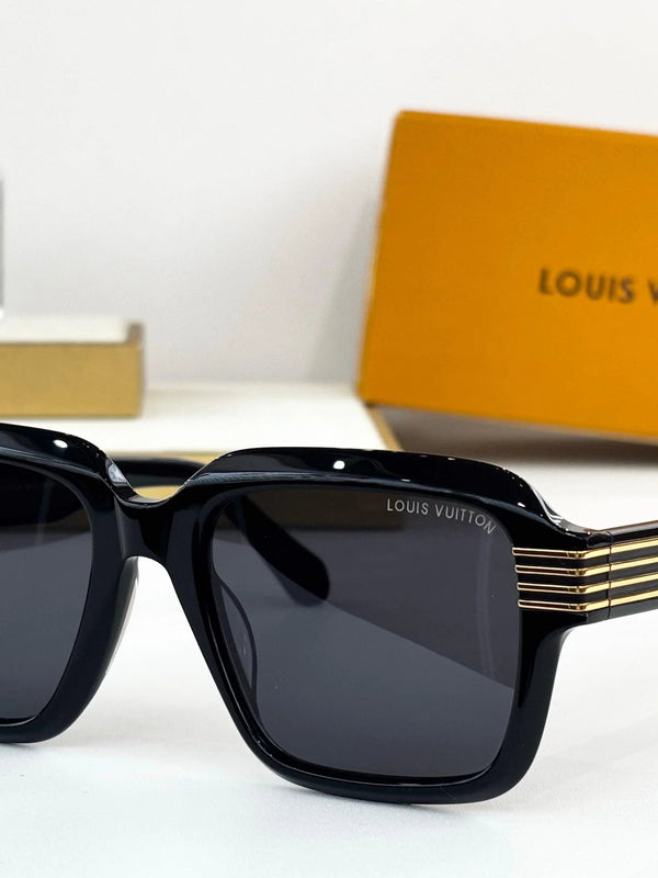 Louis Vuitton Z2739U LV Slide Large Square Round  Sunglasses  ✨