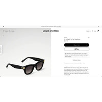 Louis Vuitton Z2927U LV Midnight Cat Eye Sunglasses   ✨