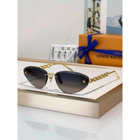 Louis Vuitton Z3015U LV Jewel Low Cat Eye Sunglasses  ✨