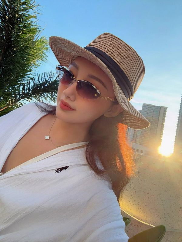 Louis Vuitton Z3015U LV Jewel Low Cat Eye Sunglasses  ✨