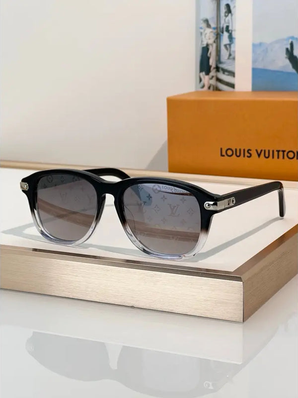 Louis Vuitton Z3075U LV Signature Aviator Sunglasses ✨